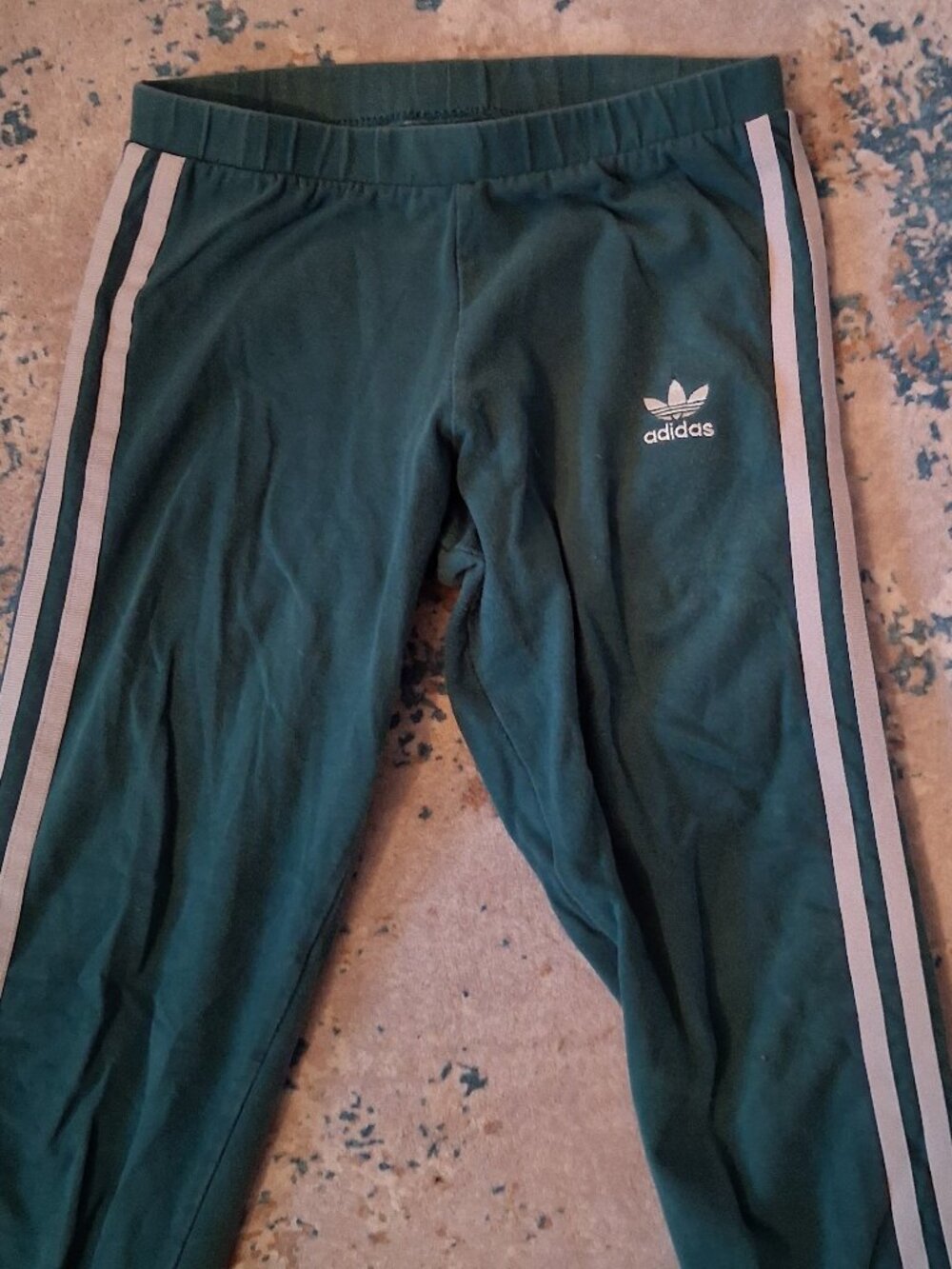 Green Adidas leggings
